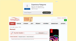 Desktop Screenshot of nemoci.vitalion.cz
