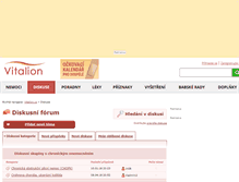 Tablet Screenshot of diskuse.vitalion.cz